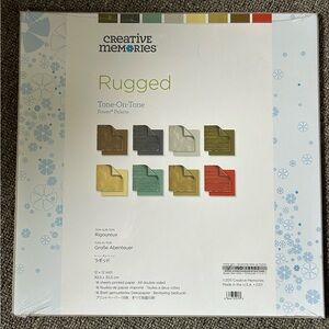 New! Creative Memories “Rugged” Tone-On-Tone Power Palette Pack